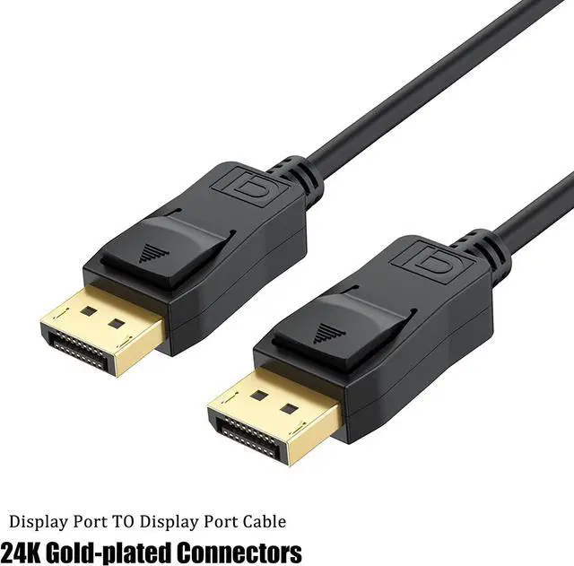 Alt view image 7 of 7 - DisplayPort Cable 15FT, Display Port to Display Port Cable DP to DP 15' 4K [1440p@144Hz, 4K@60Hz] Compatible with Computer Monitor, PC, Laptop