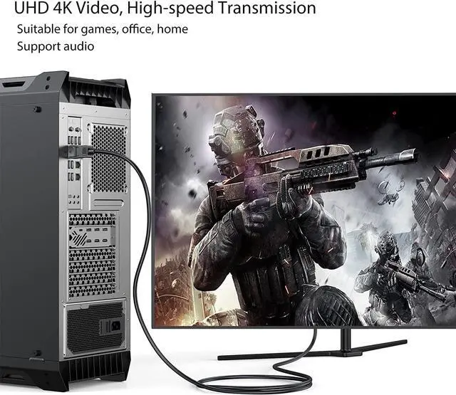 Alt view image 3 of 7 - DisplayPort Cable 15FT, Display Port to Display Port Cable DP to DP 15' 4K [1440p@144Hz, 4K@60Hz] Compatible with Computer Monitor, PC, Laptop