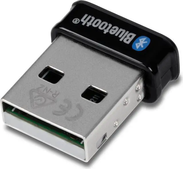 Main image of TRENDnet Micro Bluetooth 5.0 USB Adapter, Supports Basic Rate(BR), Bluetooth Low Energy(BLE), Enhanced Data Rate(EDR), 100m (328ft.) Range, Supports Windows OS, Black, TBW-110UB (Pack of 40)