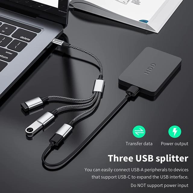 IFLASH USB Type C to USB-A Adapter, Reversible Plug and Play Design,  Compatible with Google Pixel, Samsung Galaxy S8/S9, Lenovo Yoga, Dell XPS