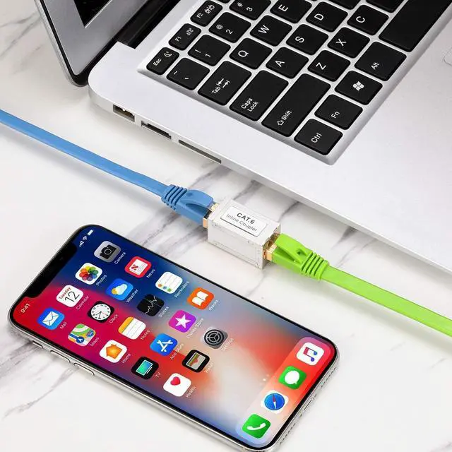 Alt view image 7 of 7 - RJ45 Coupler Shielded Inline Adapter 15 Pack, Ethernet Cable Extender, Ethernet Coupler Female to Female Connector for Cat7/ Cat6/ Cat5e Cable