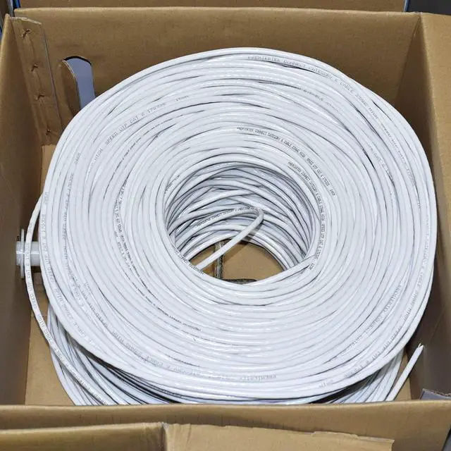 Main image of Premiertek 1000Ft Cat6 23AWG UTP Solid 4-Pairs Network Ethernet LAN Cable Bulk White (CAT6-CCA-1KFT-W)