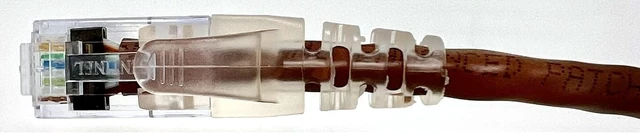 Alt view image 3 of 4 - RiteAV - 100 FT Cat6 Brown Ethernet Network RJ45 Patch Cord (Pure Copper) (Connectors and Boots Installed)