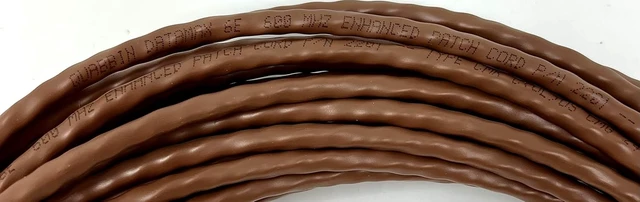 Alt view image 4 of 4 - RiteAV - 100 FT Cat6 Brown Ethernet Network RJ45 Patch Cord (Pure Copper) (Connectors and Boots Installed)