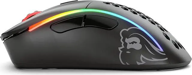 Alt view image 2 of 6 - Model D Wireless Gaming Mouse - 69g Superlight, Lag Free 2.4Ghz Wireless, Up to 71 Hour Battery, RGB, BAMF Sensor, Ergonomic, 6 Buttons - Matte Black