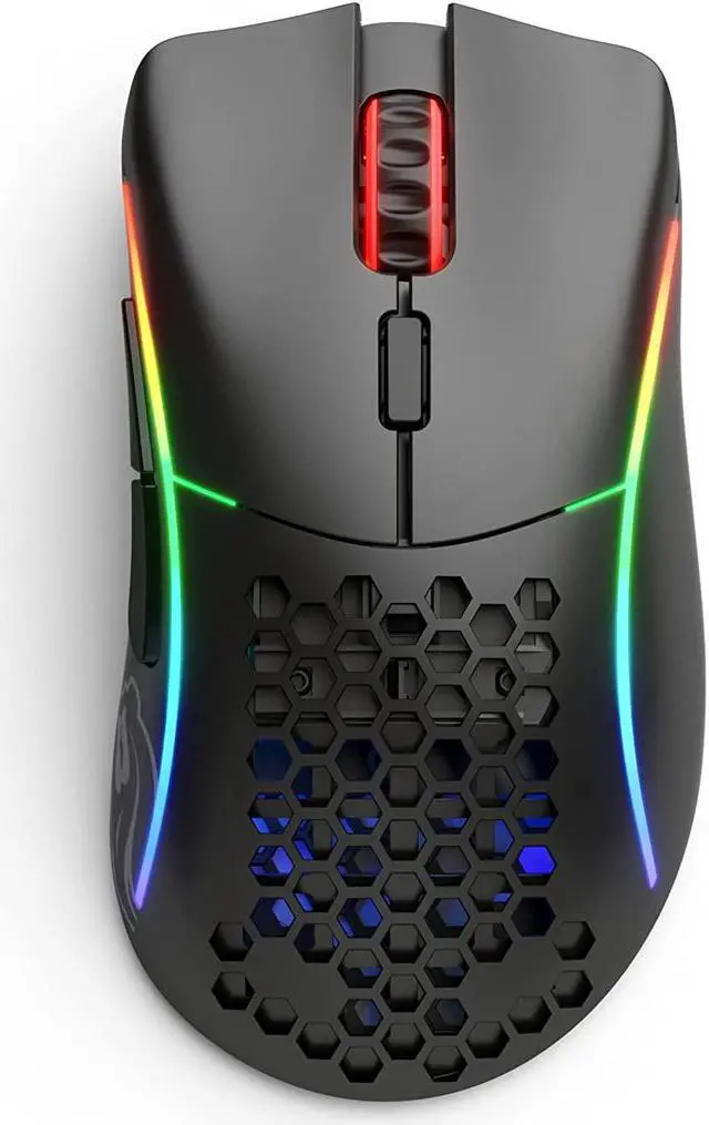Alt view image 4 of 6 - Model D Wireless Gaming Mouse - 69g Superlight, Lag Free 2.4Ghz Wireless, Up to 71 Hour Battery, RGB, BAMF Sensor, Ergonomic, 6 Buttons - Matte Black