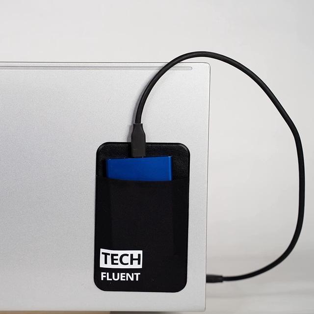 TECH FLUENT - External SSD Pouch - SSD Portable Sticky Holder