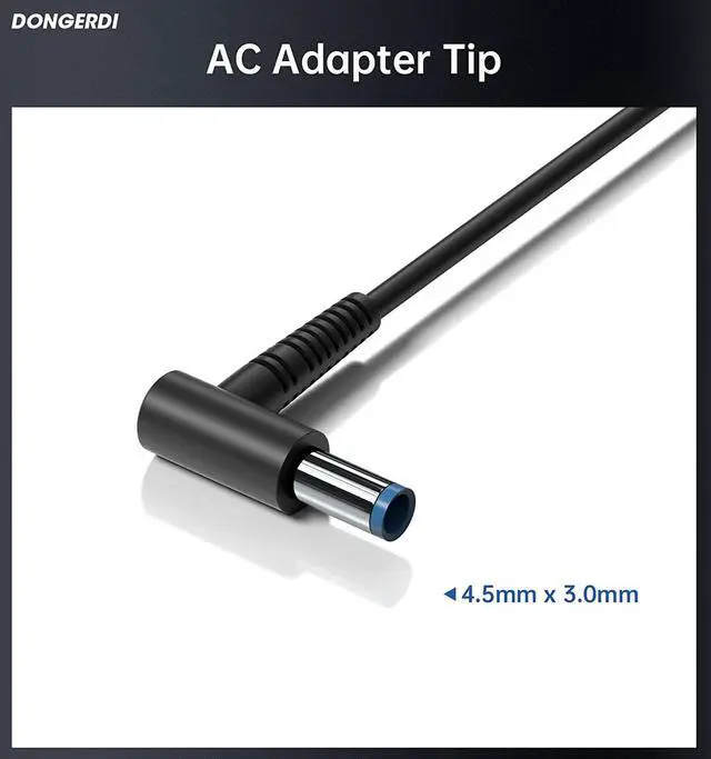Alt view image 2 of 7 - 150W 7.7A Charger for HP ZBook 15 Studio Create Fury G3 G4 G5 G6 G7 G8, HP OMEN Pavilion Gaming 15 17, HP 150W Slim Smart AC Adapter TPN-CA11 TPN-DA09, HP USB-C Dock G5 Power Supply