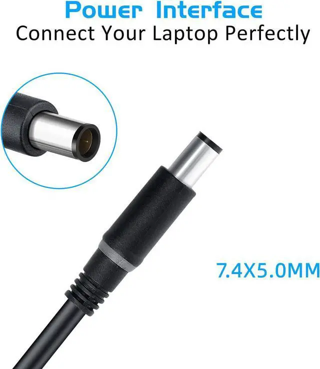 Alt view image 3 of 7 - New 130W Ac Charger for Dell XPS 1702X 1502X 1501X Dell Inspiron 15 7000 7559 Dell G3 G5 PA-4E LA130PM121 DA130PE1-00 JU012 CM161 Laptop Power Supply Adapter Cord