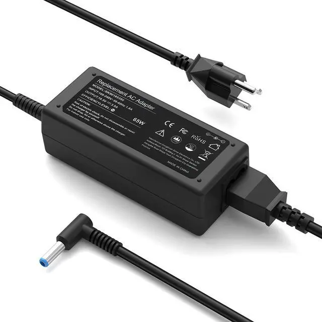 Main image of WZXHU 65W Laptop Charger Compatible with HP Elitebook 840 850 845 830 820 G3 G4 G5 G7 G8 G9 ProBook, Envy, Pavilion, Spectre, Stream, Notebook 15 Smart Blue Tip Power Cord Adapter
