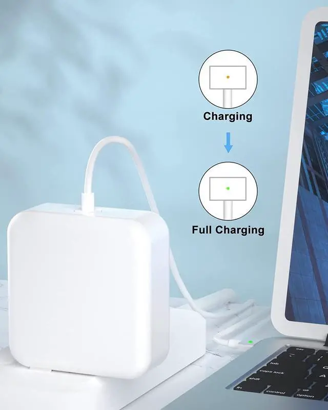 Alt view image 3 of 7 - 85W Mac Book Pro Charger Replacement AC 85w 2T-Tip Connector Power Adapter Laptop Charger Compatible with MacBook pro & Mac Book Pro 13 inch-15 inch Retina After Mid 2012