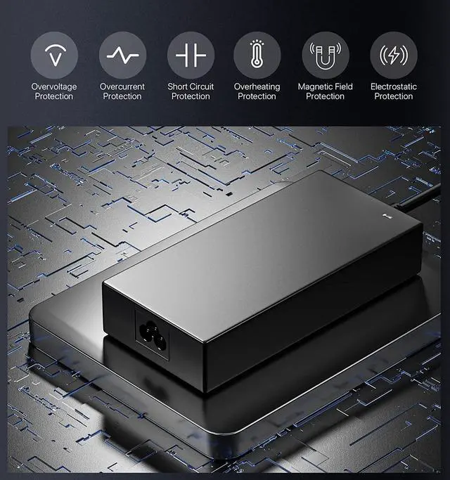 Alt view image 5 of 7 - Laptop Charger 180W 150W 120W AC Power Adapter for MSI Gaming Laptop Stealth Thin GF63 GF65 GF75 GS63 GS65 GS73 GS75 GS60 GS70 GS40 GF62