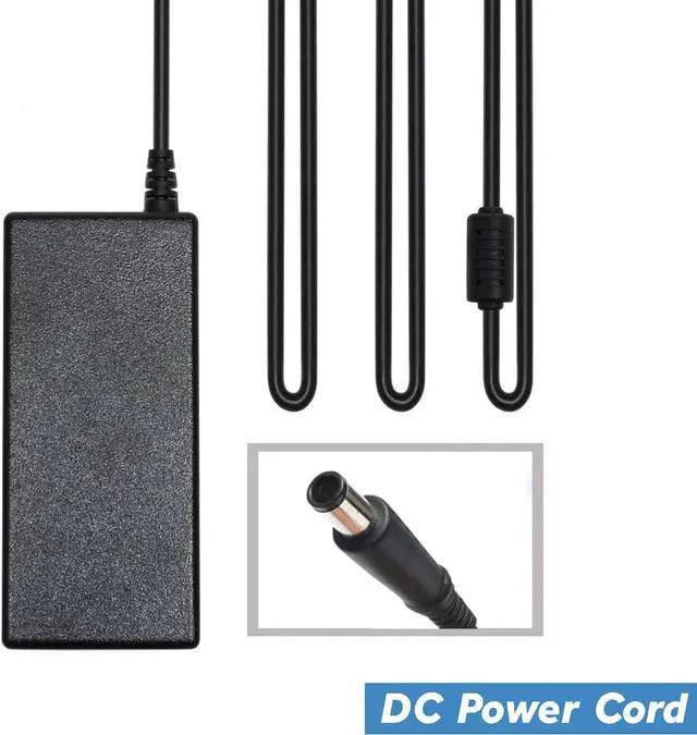 Alt view image 4 of 5 - 65W for HP Probook 650 640 645 655 G1 / 450 455 430 440 G2 G1 Charger/EliteBook 840 850 G2 G1 Charger Pavilion DV7 DV6 Power Cord