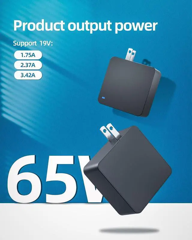 Alt view image 5 of 7 - Laptop Charger for Asus, (UL Safety Certified) - 65W 45W 33W Round Connector