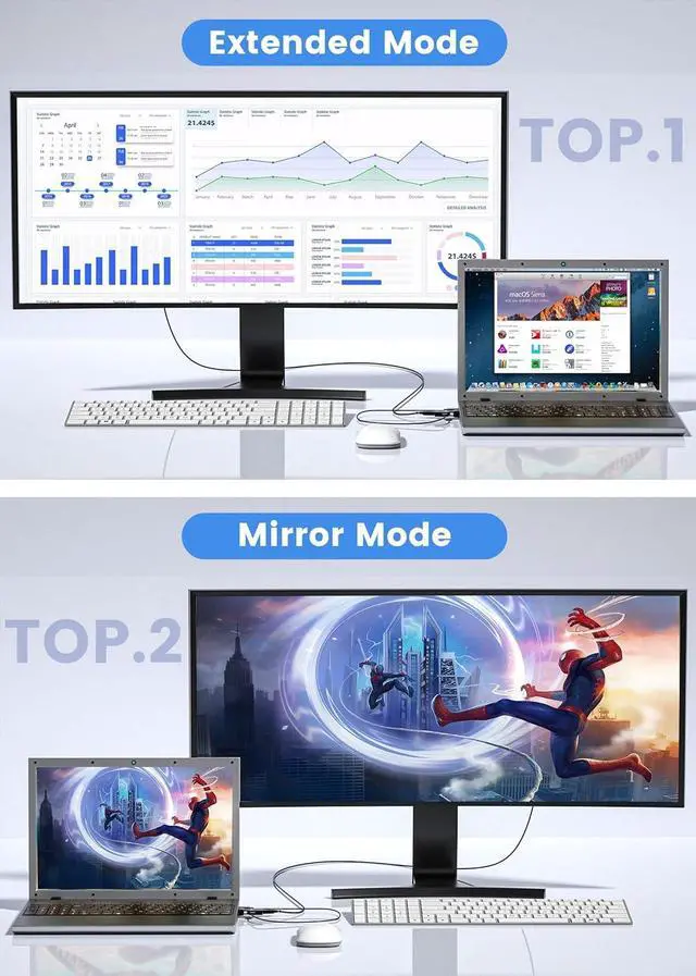 Alt view image 6 of 7 - VGA to HDMI Adapter Converter with Audio (PC VGA Source Output to TV/Monitor with HDMI Connector) Active Male VGA in Female HDMI 1080p Video Dongle adaptador for Computer Laptop Projector