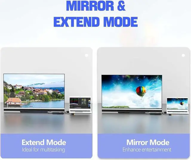 Alt view image 4 of 7 - VGA to HDMI Adapter with Audio (PC VGA Output Source to TV/Monitor with HDMI Input Display) VGA Male to HDMI Female Converter for Monitor 1080p VGA HDMI Adapter USB Powered