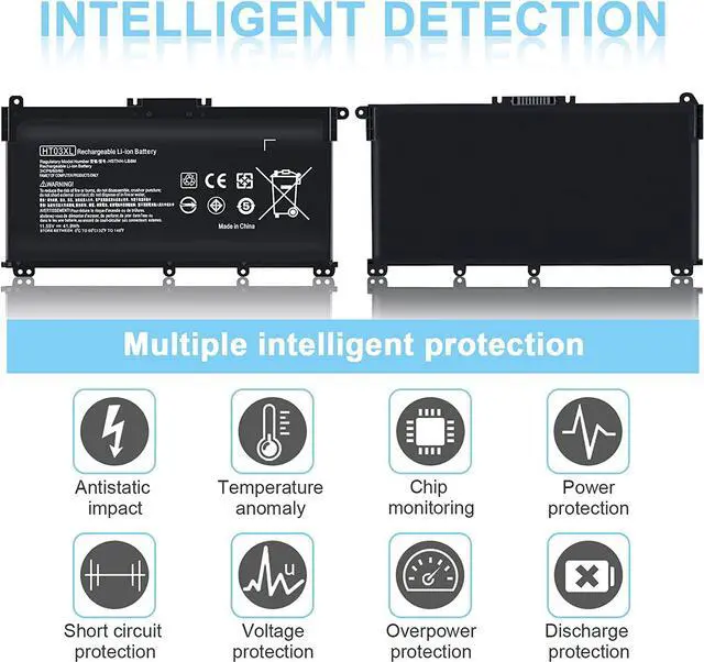 Alt view image 4 of 7 - HTO3XL Laptop Replacement L11119-855 HT03XL Battery for HP Pavilion 14 15 17 15-CS 15-DA 15-DB Series 15-DA0012DX 14-CE0068ST 15-CS3073CL 15-CS3153CL 15-CS2064ST 15-DA0014DX Fits HT03041XL HSTNN-LB8M