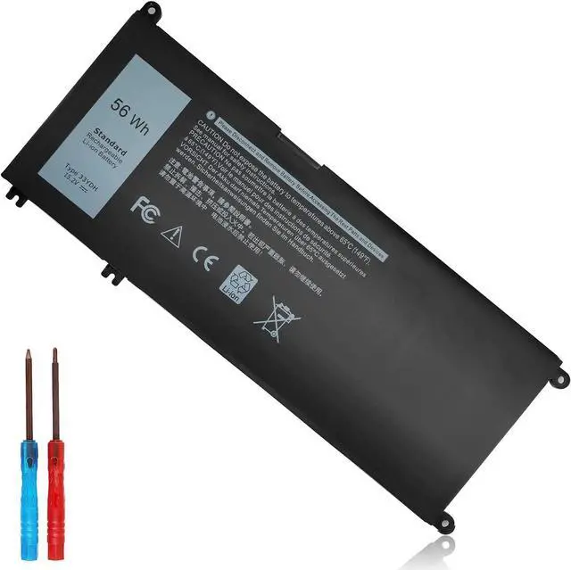 Main image of Emanjor 56Wh 33YDH 15.2V Laptop Battery for Dell Inspiron 17 7000 7779 7773 7786 7778 2-in-1 15 7577 Latitude 3590 3580 3490 3380 G3 3579 3779 G5 5587 G7 7588 PVHT1 P30E P30E001 81PF3 081PF3 4 Cell