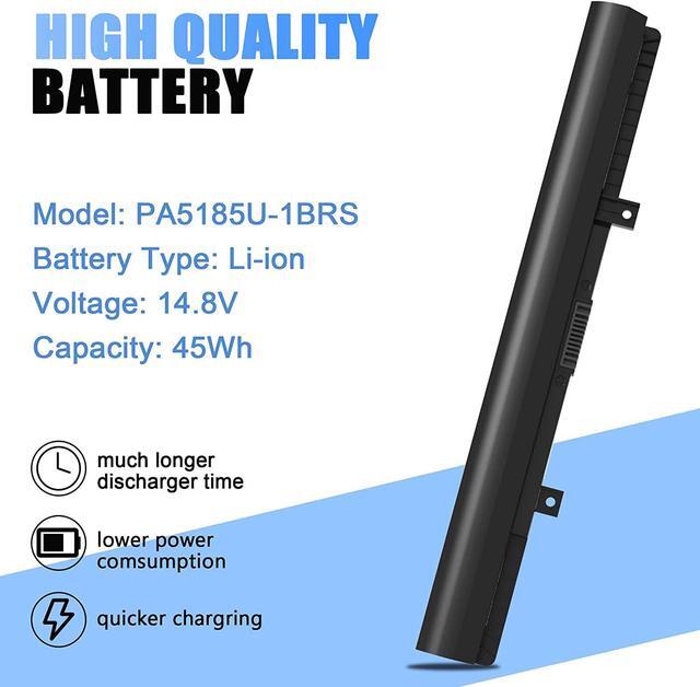 Alt view image 3 of 6 - PA5185U-1BRS Laptop Battery for Toshiba Satellite C55 C55D C55T S55 S55T L55 C50-B L55T L55D C55-B C55-B5200 C55-B5299 C55-B5300 C55-B5302 E45-B4100,P/N: PA5184U-1BRS PA5195U-1BRS PA5186U-1BRS