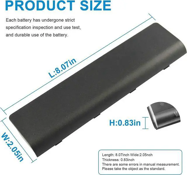 Alt view image 2 of 7 - ASUNCELL MU06 MU09 New Laptop Battery for HP 593553-001 593554-001 636631-001 Pavilion G6 G7 G62 G72 G4 Presario CQ32 CQ42 CQ43 CQ56 CQ62 CQ72 HSTNN-LB0W HSTNN-UB0W HSTNN-LB0W