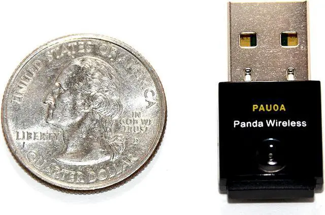 Alt view image 2 of 5 - Panda Wireless® PAU0A AC600 Dual Band (2.4GHz and 5GHz) Wireless AC USB Adapter - Win 7/8/10/11, Zorin, Mint, Ubuntu, MX Linux, Manjaro, Fedora, Rocky, Kali Linux and Raspbian