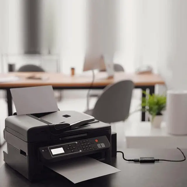 Alt view image 6 of 7 - Active USB Extension Cable 100 Feet, USB 2.0 A Male to Female Repeater Cord, with 2 Extension Chipsets Signal Booster, 22AWG Tinned Pure Copper, (AC Power Supply Included)