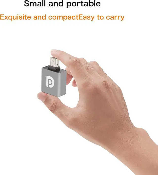 Alt view image 7 of 7 - S Mini Displayport to Displayport Adapter Converter 8K@60Hz Mini DP Male to DP 1.4 Female Adapter DP to Mini DP Extender for Laptop PC TV Monitor
