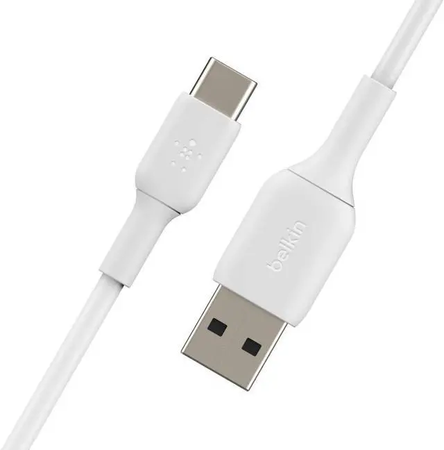 Alt view image 2 of 6 - USB-C Cable (Boost Charge USB-C to USB Cable USB Type-C Cable for Note10 S10 Pixel 4 iPad Pro Nintendo Switch and more) 3ft/1m White CAB001bt1MWH