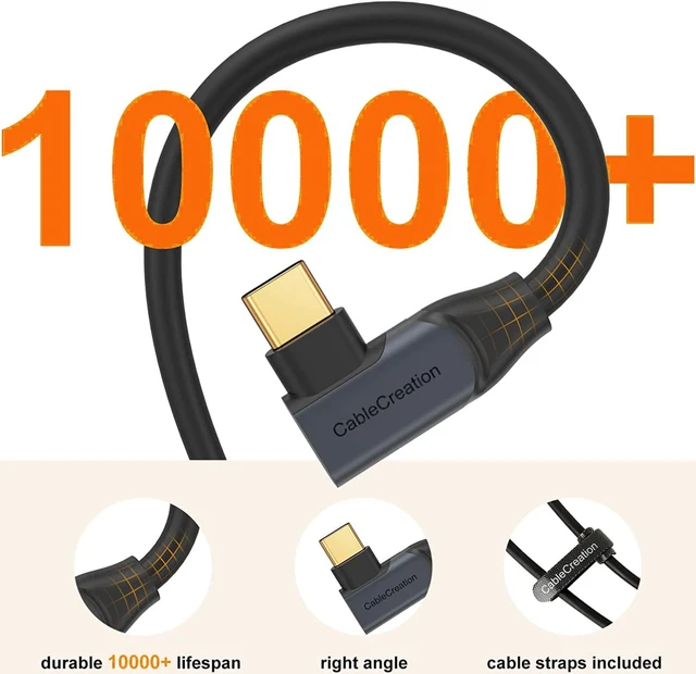 Alt view image 5 of 5 - CableCreation 2 Pack USB 3.1 to USB C 5 Gbps VR Link Cable 16FT for Quest