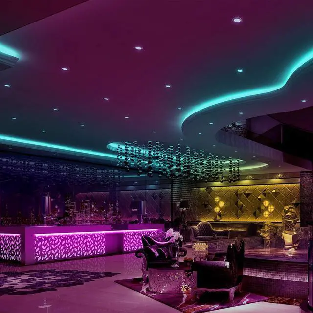 Alt view image 7 of 7 - Led Strip Lights Waterproof 32.8ft(2 Rolls of 16.4ft) Led Tape Lights Color Changing 300 LEDs Light Strips Kit with 44 Keys Ir Remote Controller and 12v Power Supply for Indoor Outdoor Use