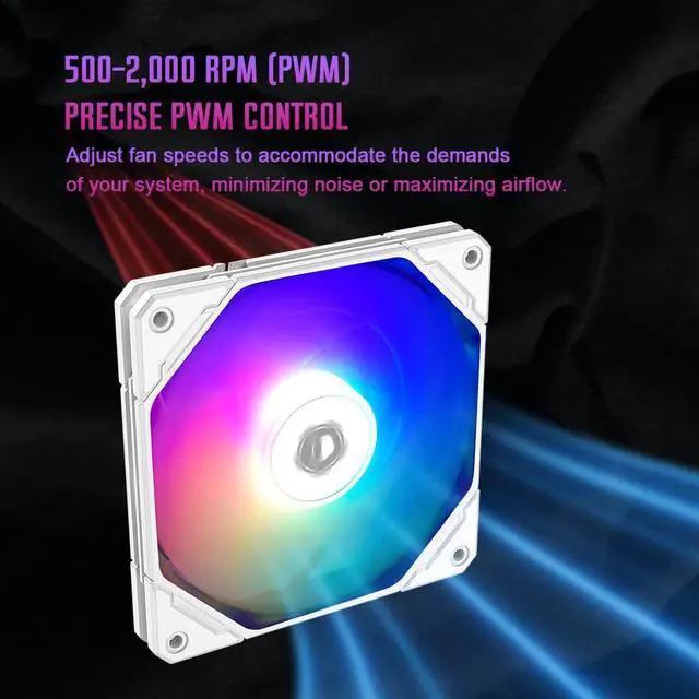 Alt view image 5 of 7 - ID-COOLING SE-224-XTS Black CPU Cooler 4 Heatpipes CPU Air Cooler 120mm PWM Fan CPU Fan for Intel LGA1700/115X/1200; AMD AM4/AM5