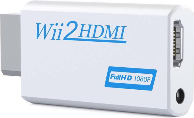 Rybozen Wii to HDMI Converter, Wii HDMI Adapter 1080P, Output Video Audio  HDMI Converter with 3.5