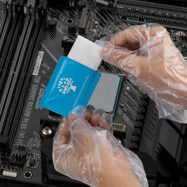 Alt view image 2 of 5 - Thermal Paste Remover Kits for CPU, GPU, Heatsink etc (20 Pieces Wipes)