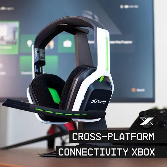 Alt view image 3 of 7 - ASTRO Gaming A20 Wireless Headset Gen 2 for Xbox Series X | S, Xbox One, PC & Mac - White /Green