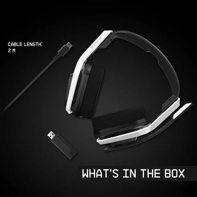 Alt view image 7 of 7 - ASTRO Gaming A20 Wireless Headset Gen 2 for Xbox Series X | S, Xbox One, PC & Mac - White /Green