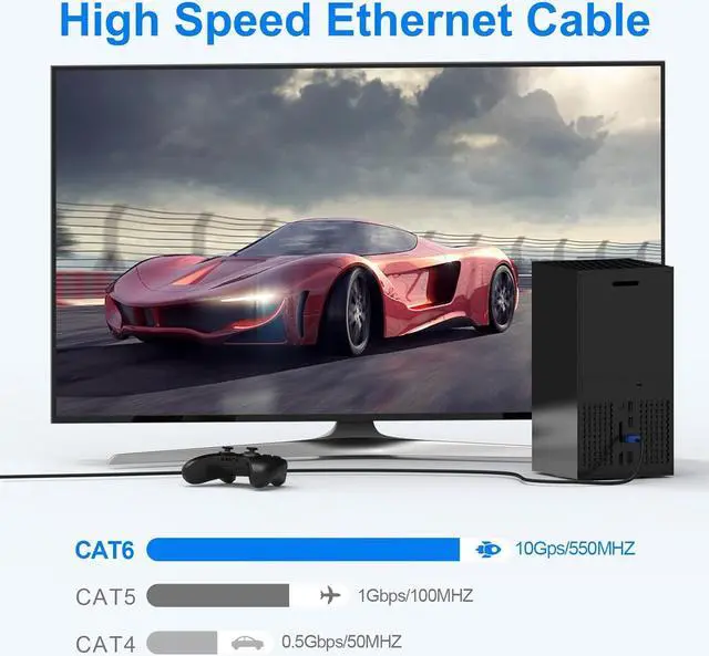 Alt view image 3 of 6 - 100FT Cat6 Outdoor Ethernet Cable, In-Ground, Heavy Duty Direct Burial, 24AWG CCA Patch Cord, POE, UTP, Waterproof, LLDPE UV Resistant, Network, Internet, LAN, Cat 6 Cable 100 Feet with 25 Cable Ties