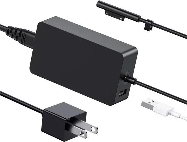 Main image of [Upgraded Version] Surface Pro Charger 65W for Surface Pro 3/4/5/6/7/8/9/X Power Supply Adapter, Compatible for Both Microsoft Surface Book Laptop/TabletWorks with 65W&44W&36W&24W (6.6 Ft Cord)