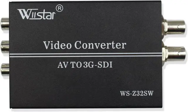 Alt view image 2 of 7 - AV CVBS to 3G-SDI Audio Video Converter Composite to SDI Converter Support 1080P for CRT HDTV to Camera