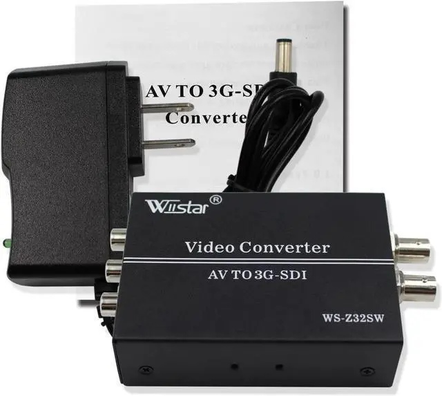 Alt view image 7 of 7 - AV CVBS to 3G-SDI Audio Video Converter Composite to SDI Converter Support 1080P for CRT HDTV to Camera