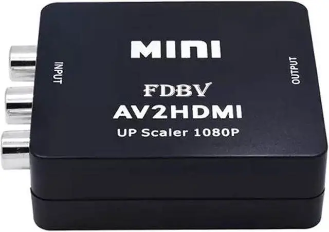 Alt view image 6 of 7 - for RCA to HDMI Adapter AV to HDMI Converter Video Audio 1080P Mini for RCA Composite CVBS Converter Adapter for Supporting PAL/NTSC for TV/PC/ PS3/ STB/Xbox VHS/VCR/Blue-Ray DVD Players