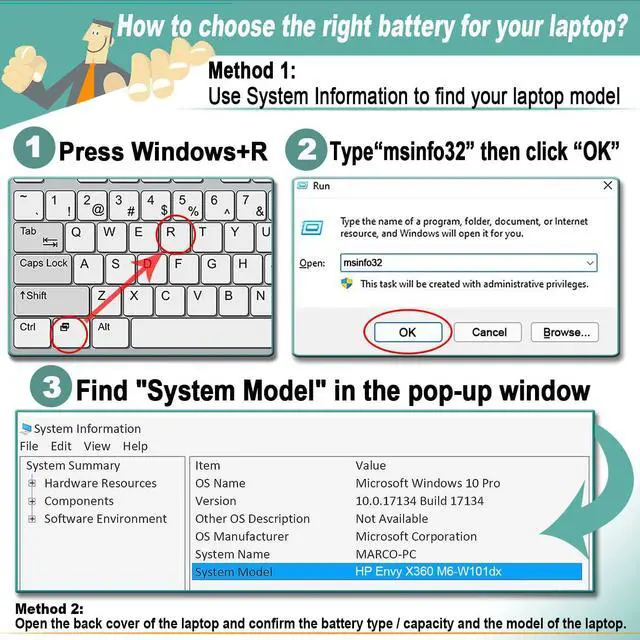 Alt view image 7 of 7 - PKWVM Laptop Battery Replacement for Dell Precision 7550 7560 7750 7760 Mobile Workstation