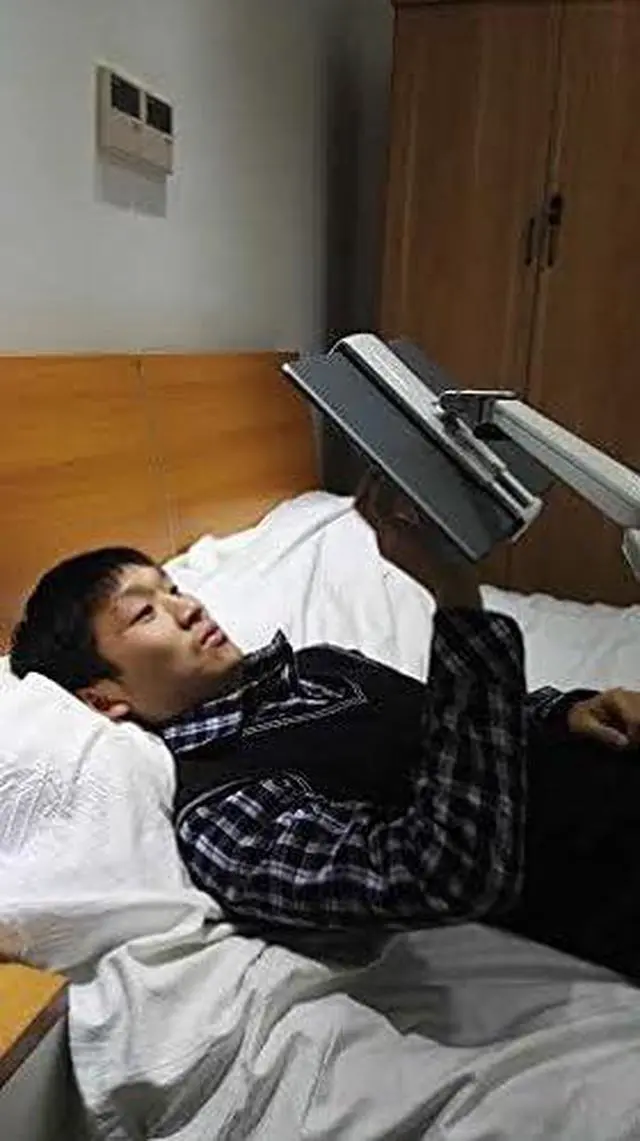 Alt view image 4 of 6 - 3 in 1 360 Degree Rotating Height Adjustable Laptop Tablet Stand for Bed,Floor,Compatible with Ipad Pro 12.9 Inch, Ipad Air, Ipad Mini,MacBook Pro/Air,MS Surface Pro,MS Surface Book Stand