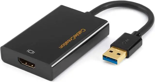 Main image of USB 3.0 to HDMI Adapter with DisplayLink USB External Display Graphics Adapter Compatible with Windows 11 10 and macOS Black