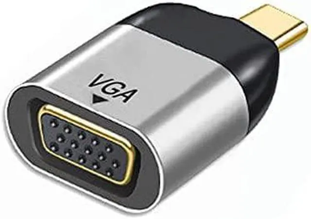 Alt view image 6 of 7 - USB-C Type-C Host to VGA Female Monitor RGB HDB-15Pin Displays Adapter 1080P 60hz for Laptop Phone