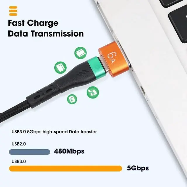 Alt view image 2 of 7 - USB c to USB Adapter Female Male usbc Type c Converter Mini Phone Cord Plug Connector Fast Laptop Bulk 3 Pack