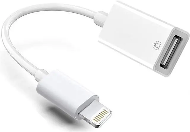 Main image of Lightning to USB Camera Adapter  MFi Certified USB 3.0 OTG Dongle Cord for iPhone 14 13 12 11 X XS XR 8 Plus iPad to Connect USB Flash Drive Card Reader Keyboard Mouse Piano U Disk