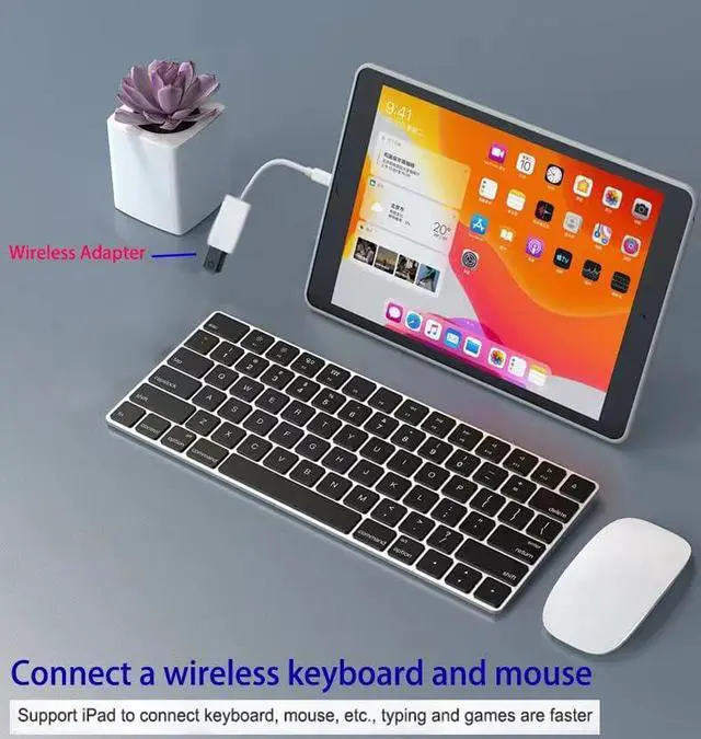Alt view image 4 of 7 - Lightning to USB Camera Adapter  MFi Certified USB 3.0 OTG Dongle Cord for iPhone 14 13 12 11 X XS XR 8 Plus iPad to Connect USB Flash Drive Card Reader Keyboard Mouse Piano U Disk