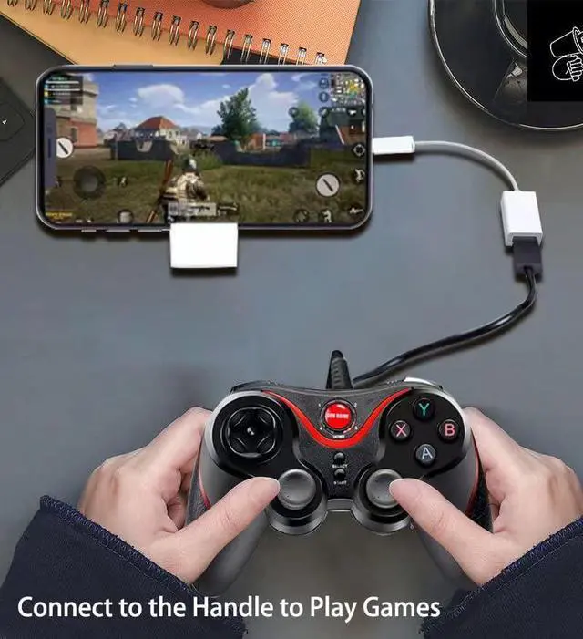 Alt view image 5 of 7 - Lightning to USB Camera Adapter  MFi Certified USB 3.0 OTG Dongle Cord for iPhone 14 13 12 11 X XS XR 8 Plus iPad to Connect USB Flash Drive Card Reader Keyboard Mouse Piano U Disk