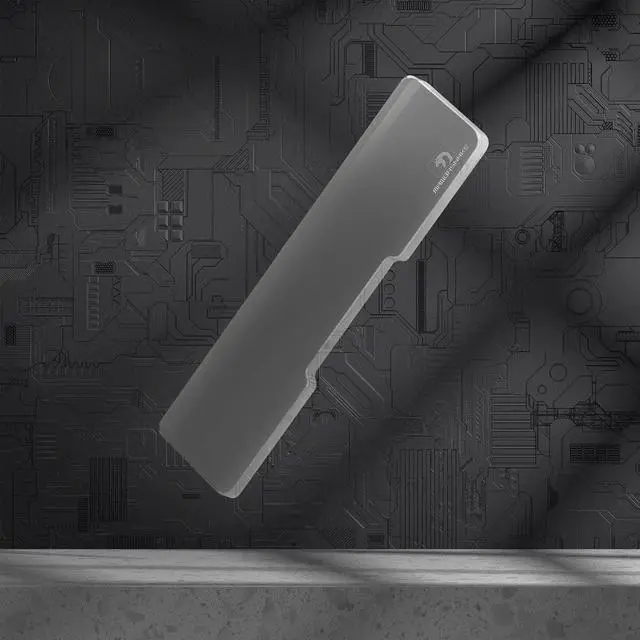 Alt view image 3 of 7 - Acrylic Keyboard Wrist Rest - Compact 60% Keyboard- Mechanical Keyboards Ergonomic Palm Rest for Computer Keyboard Anti-Slip Base Wrist Pad for Laptop Office & Home-Easy Typing