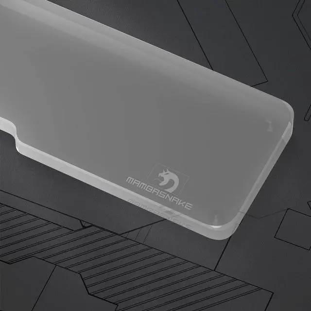 Alt view image 4 of 7 - Acrylic Keyboard Wrist Rest - Compact 60% Keyboard- Mechanical Keyboards Ergonomic Palm Rest for Computer Keyboard Anti-Slip Base Wrist Pad for Laptop Office & Home-Easy Typing